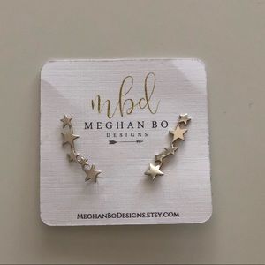✨Meghan Bo Star Ear Jacket - Silver